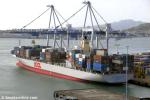ID 4689 OOCL MELBOURNE (2003/34610grt/IMO 9275397)
OOCL colours made a very rare appearance in the port of Auckland today (9 June 2008) when OOCL Melbourne arrived from Brisbane, Australia. After container...